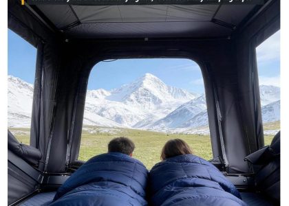 Spacious Interior LayoutComfortably fits three adults lying fiat, ideal for family camping trips