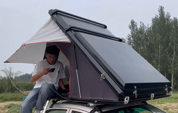 Aluminum Straight Roof Top Tent - Image 4