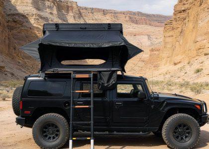 Aluminum Hard Shell Roof Top Tent (2-3 Person)-4