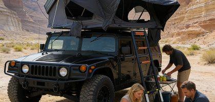 Aluminum Hard Shell Roof Top Tent (2-3 Person)