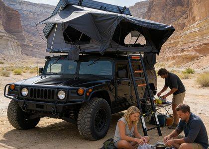 Aluminum Hard Shell Roof Top Tent (2-3 Person)