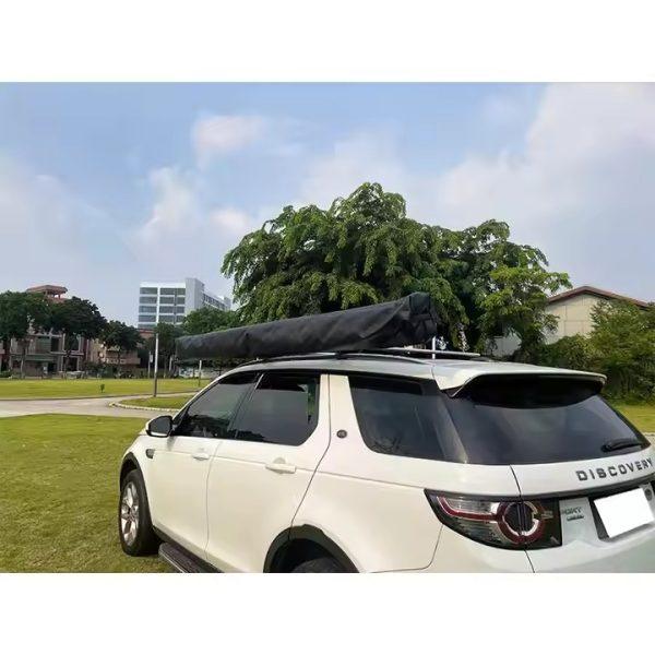 270 Degree Car Awning 2.5m Aluminum Alloy Manual Shade Shelter with LED Lighting​​ - Image 4