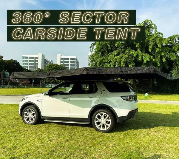 360 Degree Car Side Awning with LED Strips Waterproof Sunproof - Image 4