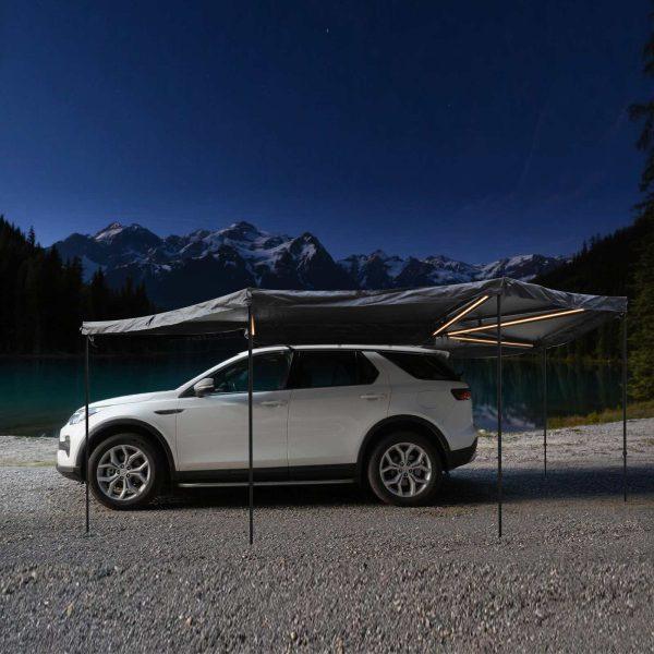 360° Full LED Strip Fan Car Awning Factory for SUV/RV - Image 2