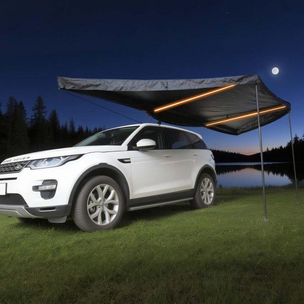 180 ° Foldable Waterproof Full Light Strip Fan-shaped Car Side Tent - Image 4
