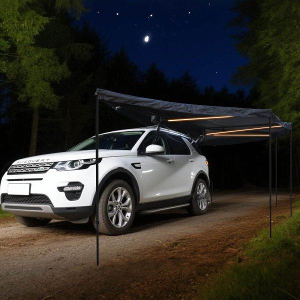 360° Full LED Strip Fan Car Awning Factory for SUV/RV - Image 3