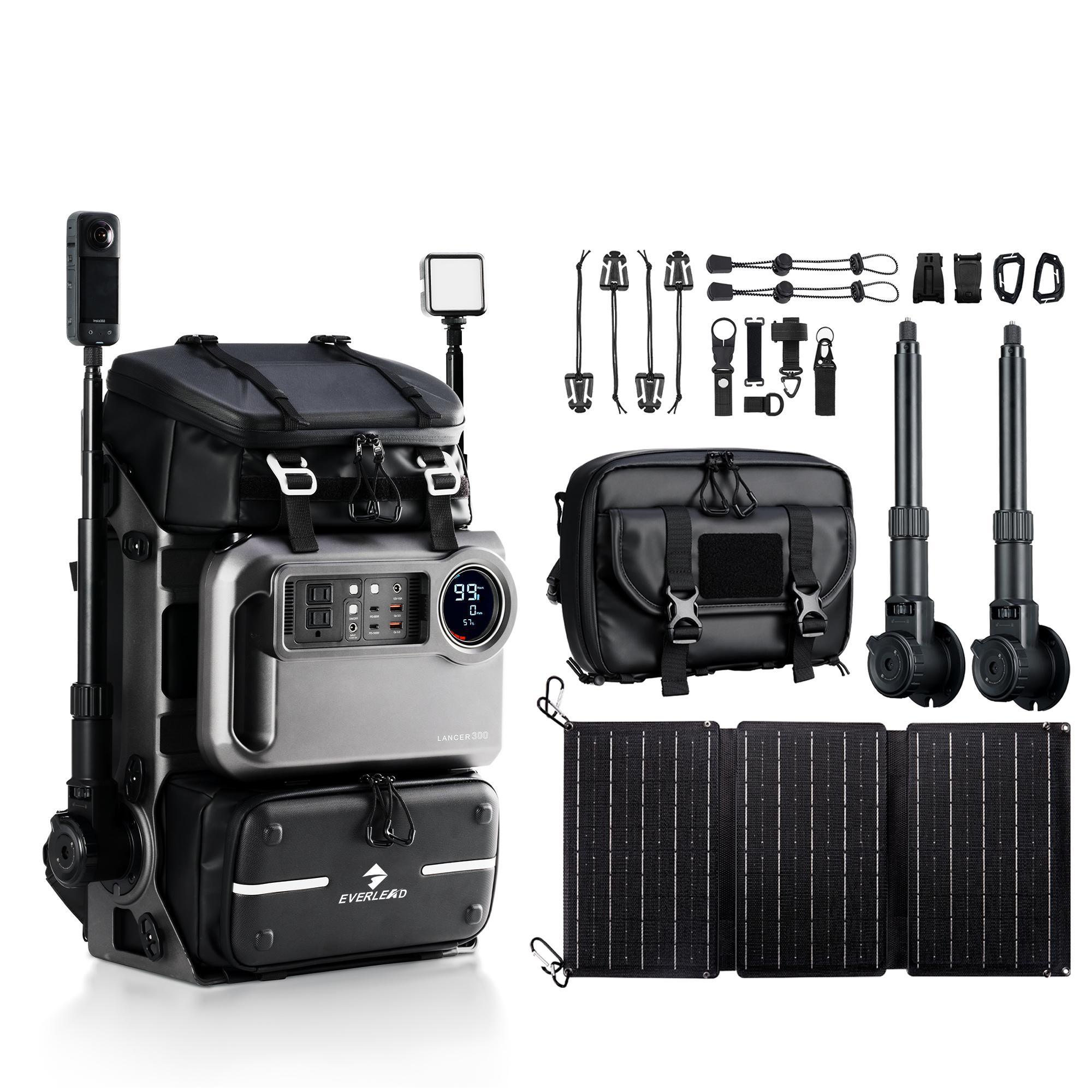 Outdoor Module Backpack With 300W Power Supply | EVERLEAD
