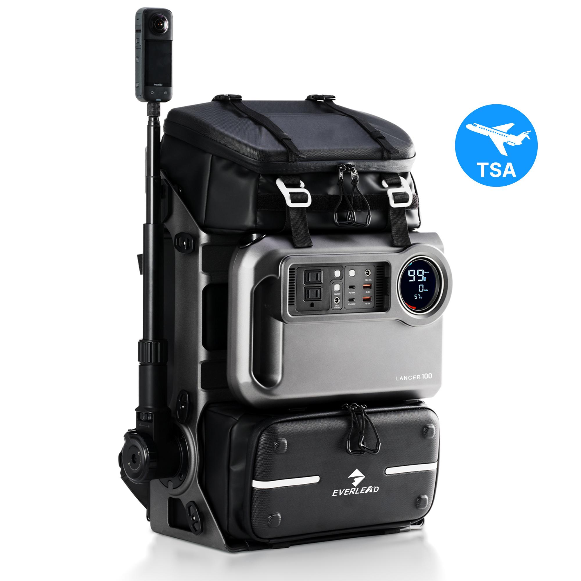 Outdoor Module Backpack With 300W Power Supply | EVERLEAD