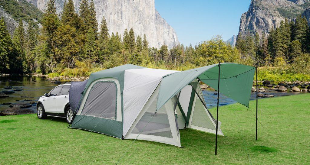 Luxury Instant SUV Tailgate Tent with Screen Room (6-Person)-5