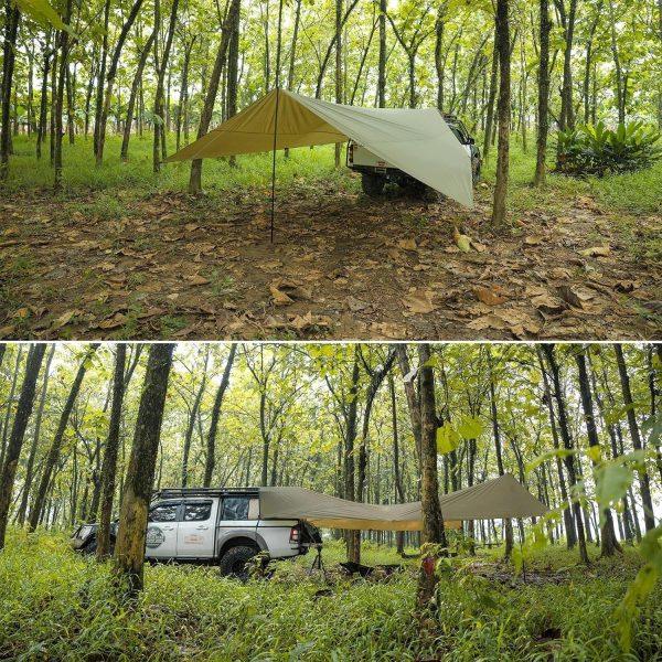 Multi-Function Rear Vehicle Awning & Shelter (20m²) - 2