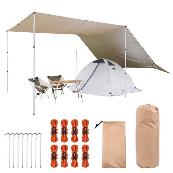 Oversized Waterproof Camping Tarp (17ft x 10ft)