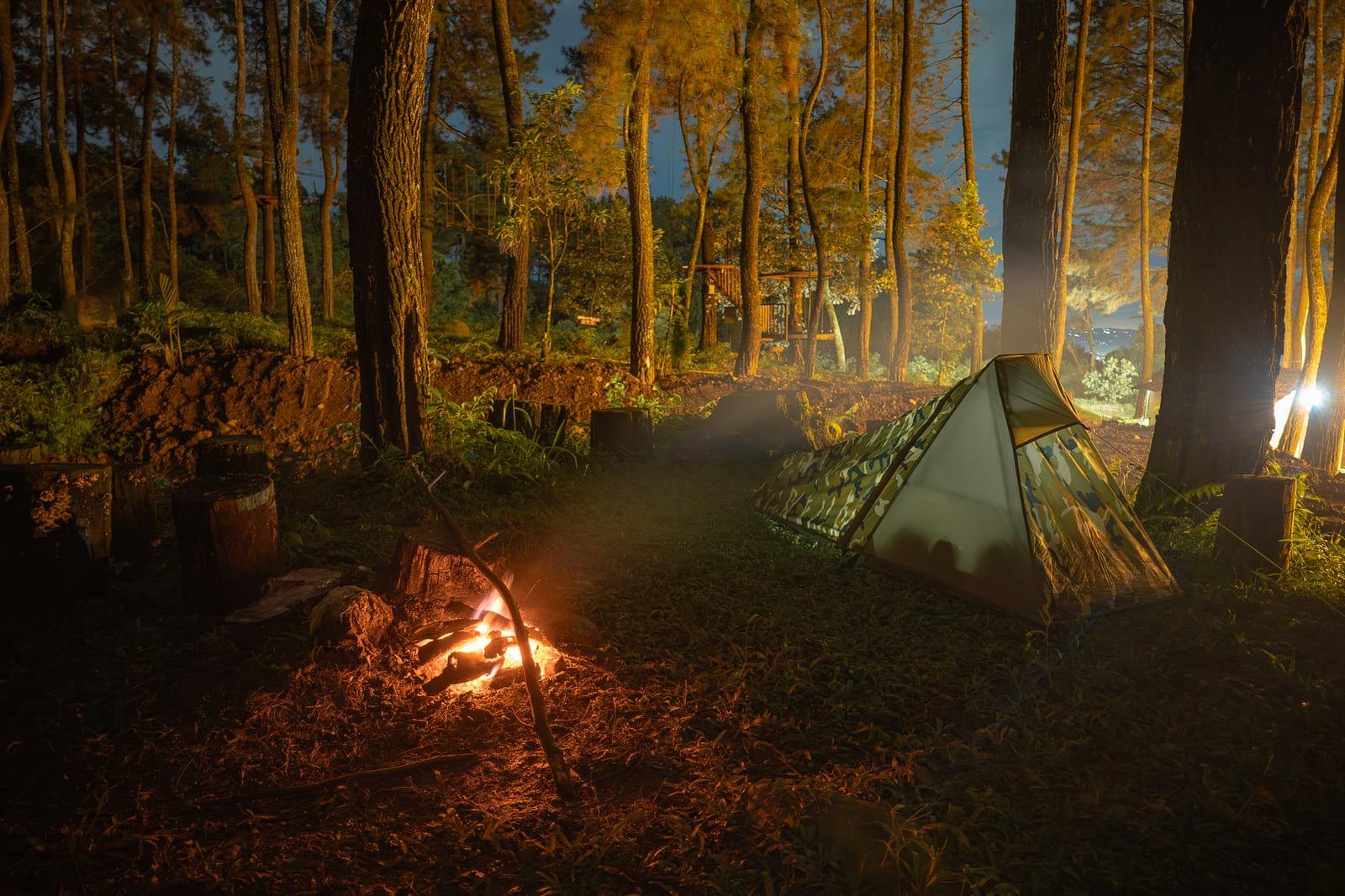 Ultralight 1-Person Bivy Tent (3-Season) – Professional Backpacking Series 4 Waterproof single person survival tent setup in forest 3