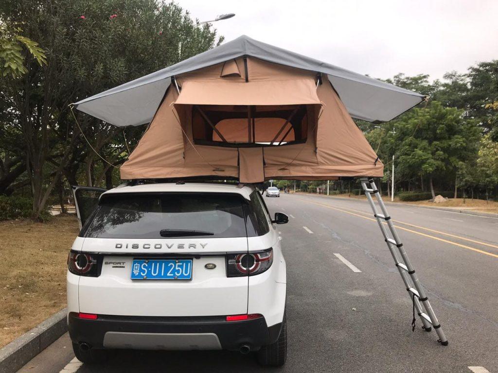 Hard Shell vs. Soft Shell RTT: The 2025 Ultimate Comparison 3 Spacious family size soft shell fold-out roof top tent interior space.