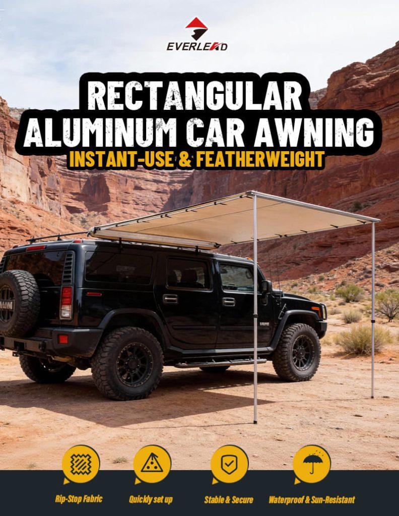 4x4 Awning Retractable Car Side Shelter