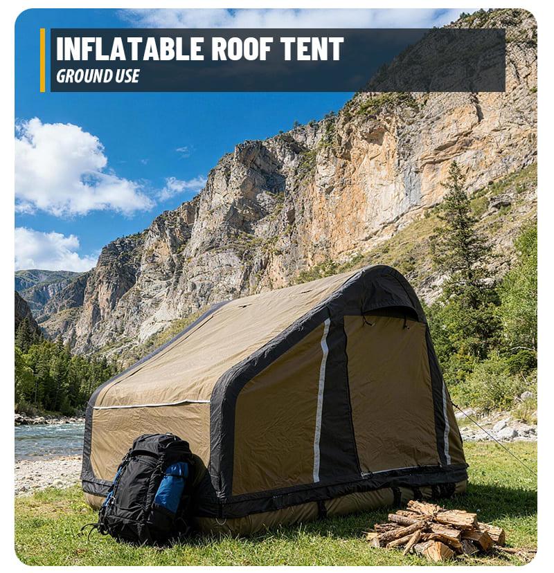 INFLATABLE ROOF TENT GROUND USE