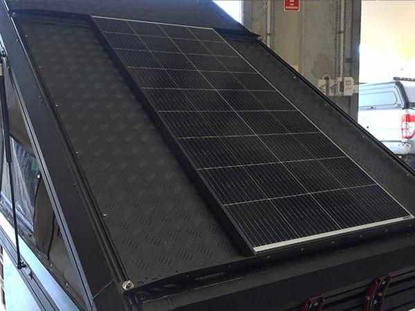 No-Drill Solar Panel Mounting for Hard-Shell Rooftop Tents