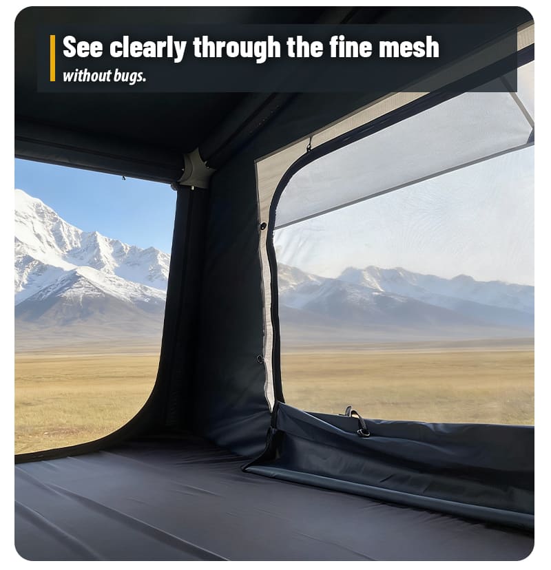 See clearly through the fine mesh