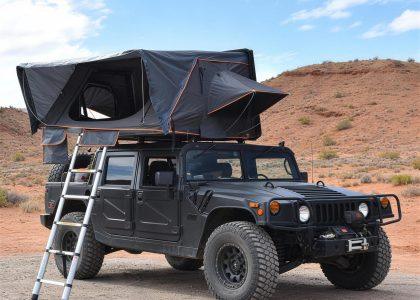 Side Opening Hard Shell Roof Top Tent (4-Person)-2