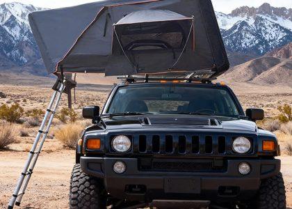 Side Opening Hard Shell Roof Top Tent (4-Person)-4