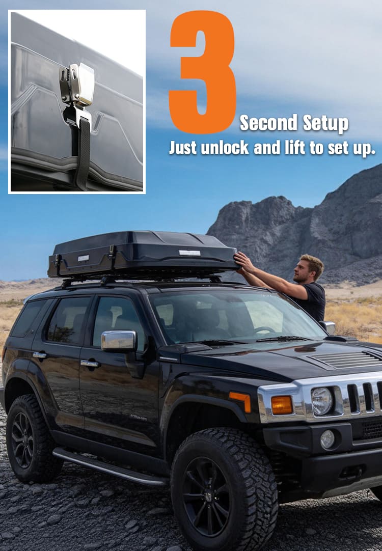 3-Second Unlock & Lift Technology