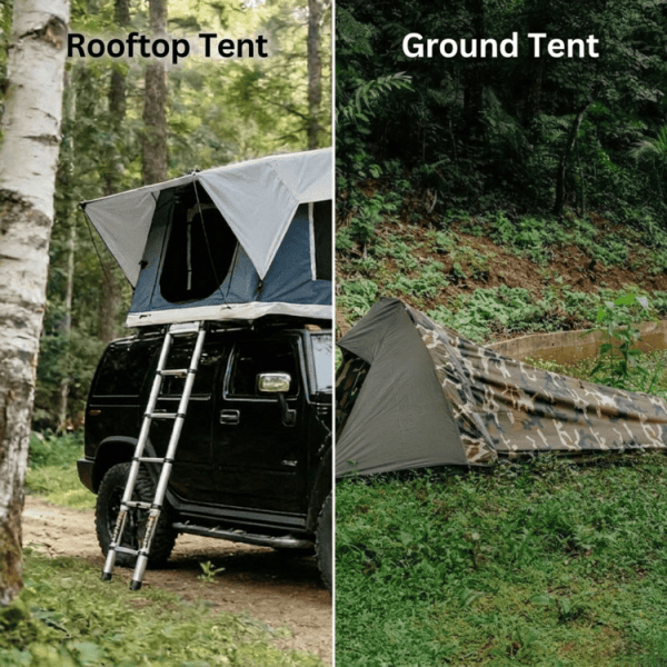 Rooftop Tent vs Ground Tent: Honest Comparison