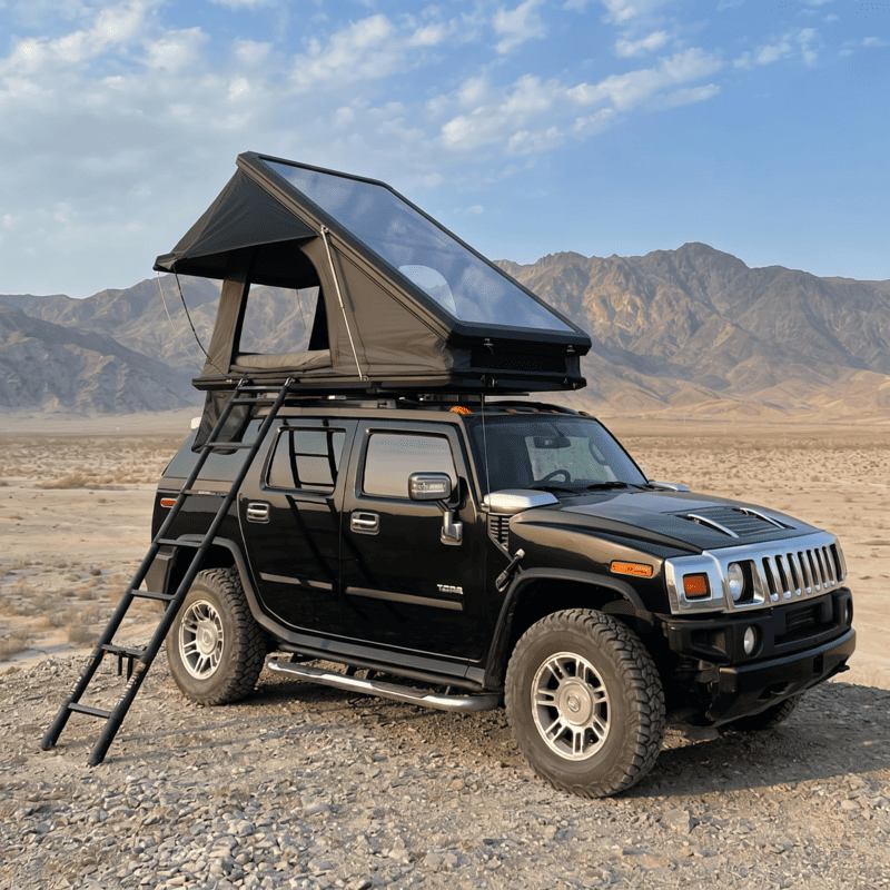 Elevated Wedge Stargazing Rooftop Tent