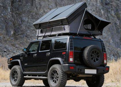 High-Capacity Fold-Out Stargazing Rooftop Tent