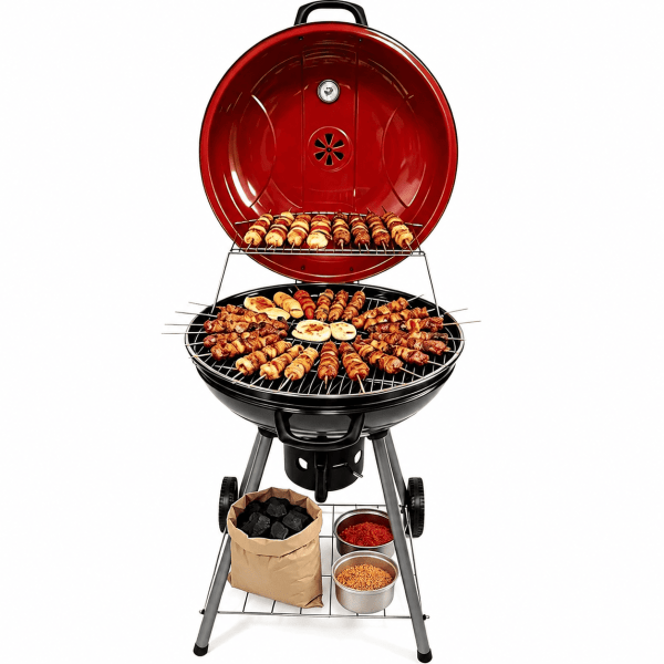 22-Inch Charcoal Apple Grill & Smoker-1