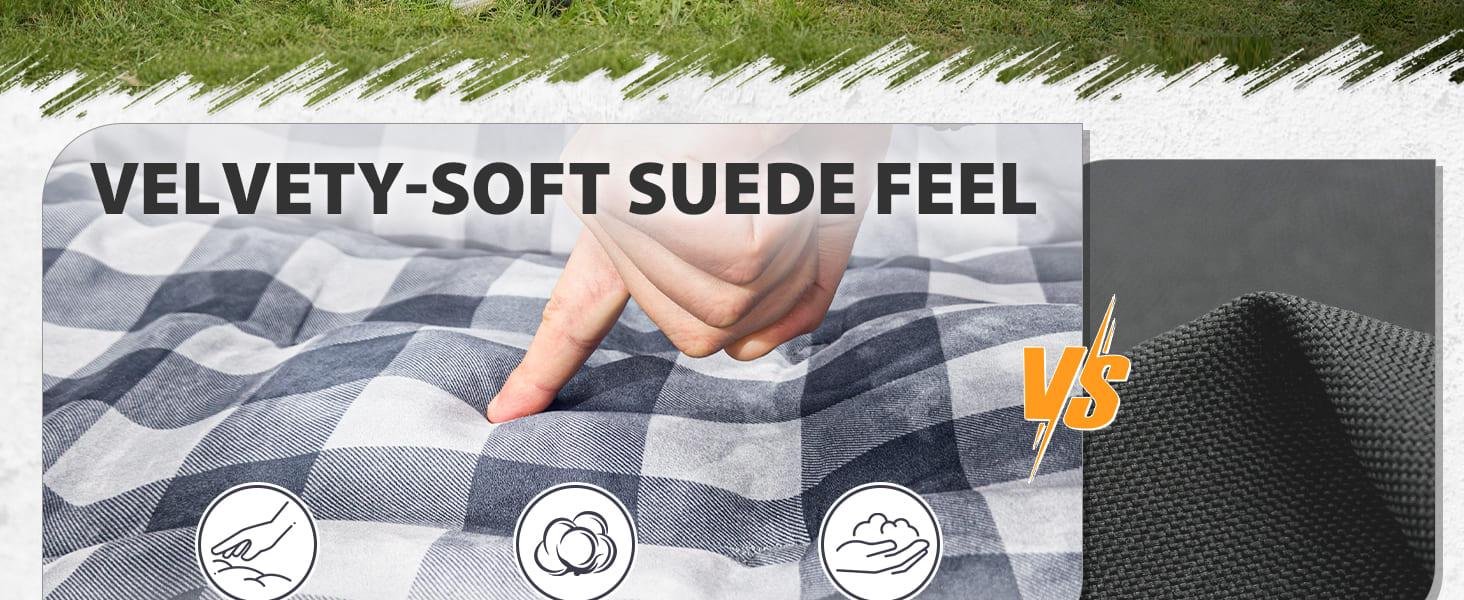 Global-First Suede Seating Surface